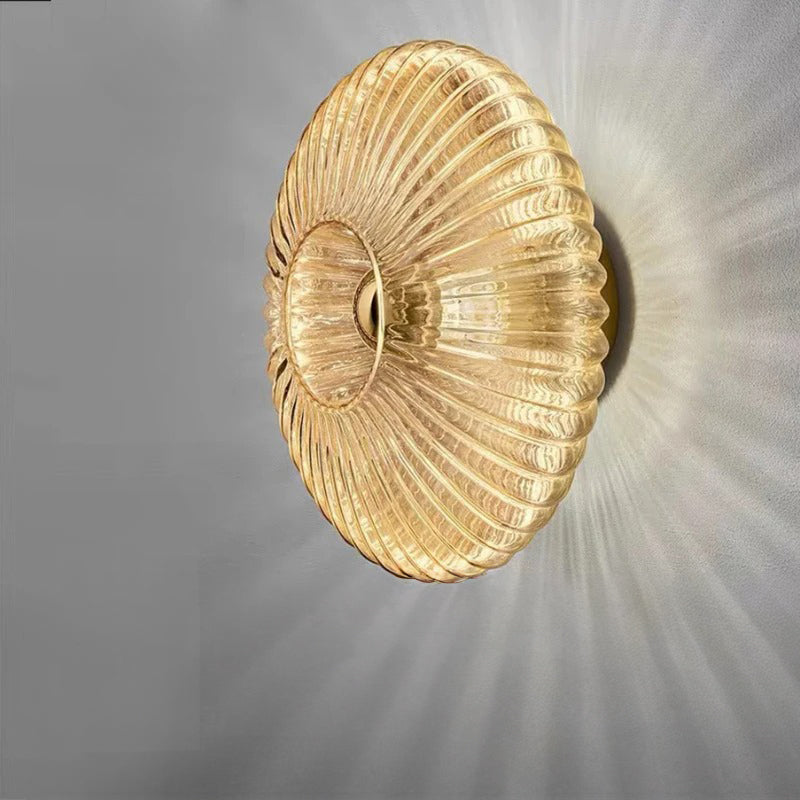 Aurelia Glass Wall Sconce Modern Indoor LED Lighting | Lersk