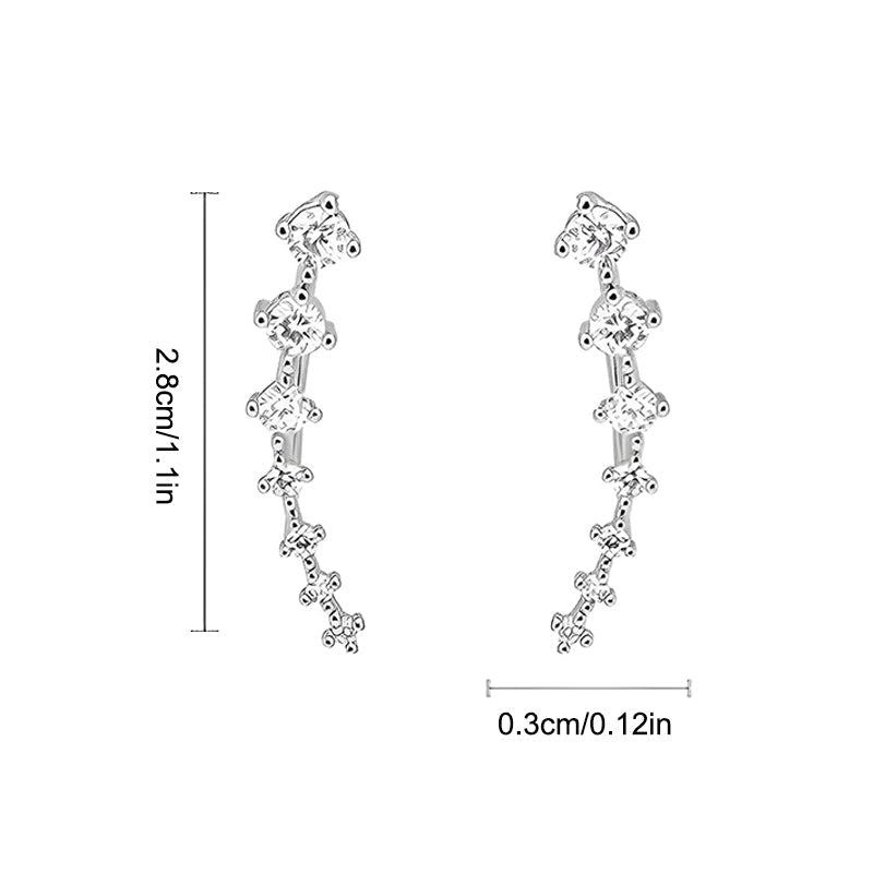 Lunara Seven Star Diamond Earrings | Lersk