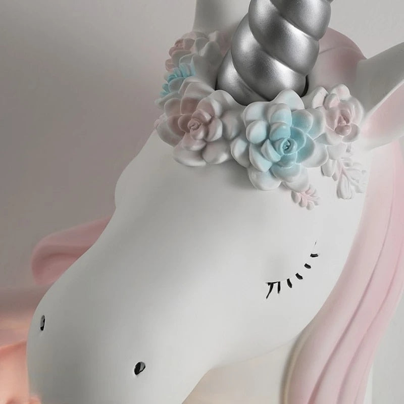 TranquilTide Resin Wall Light Unicorn Sconce For Calm Spaces | Lersk