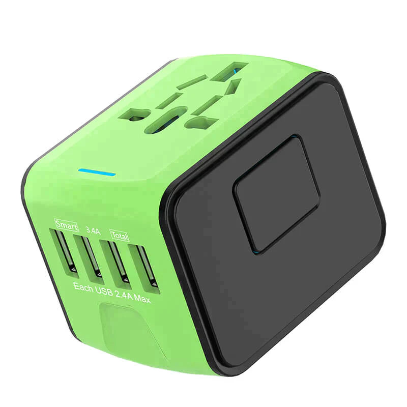 Global 100V To 220V Smart Travel Adapter Voltage Converter For Worldwide Travel Use | Lersk