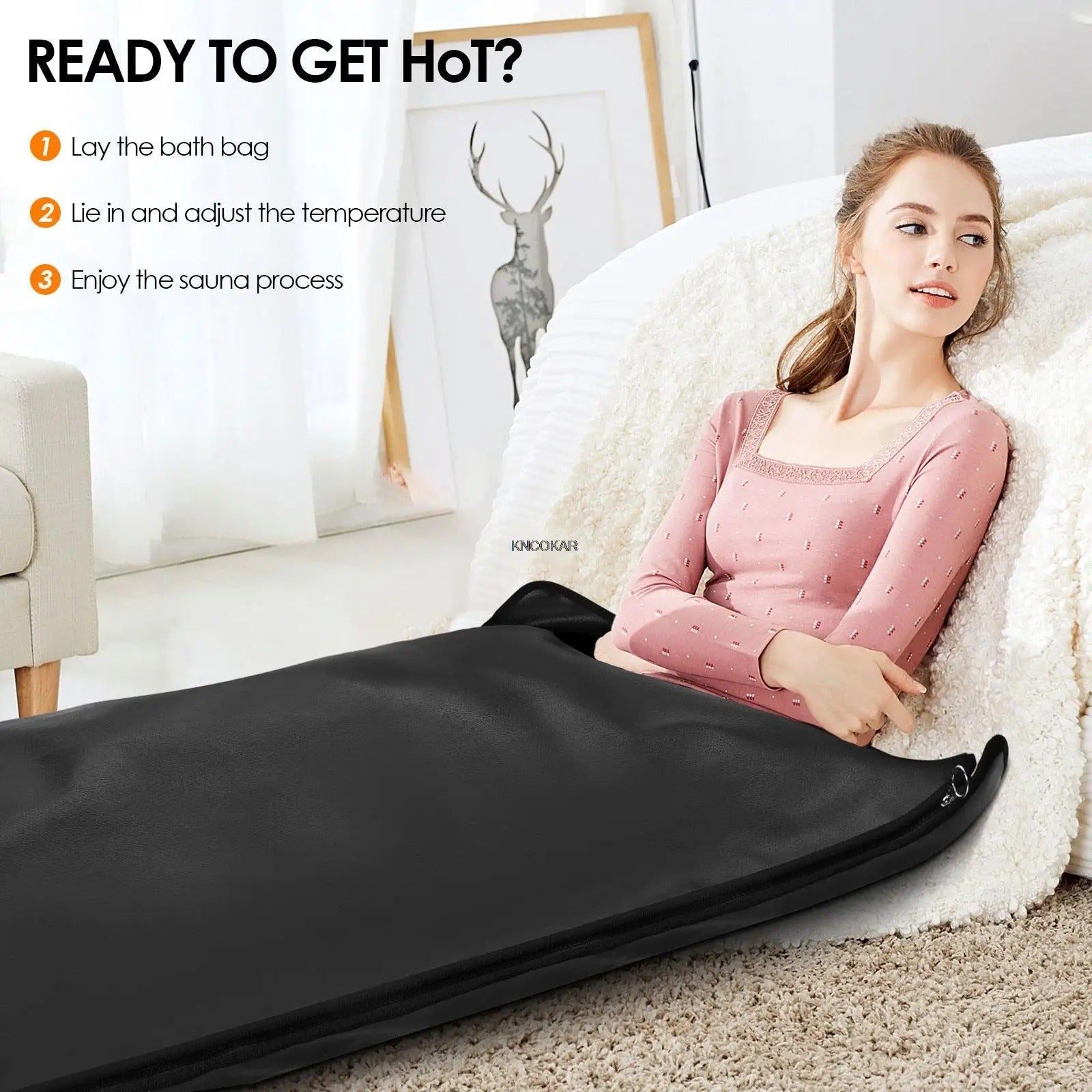 AureaHeat Infrared Sauna Blanket Portable Detox and Relax | Lersk