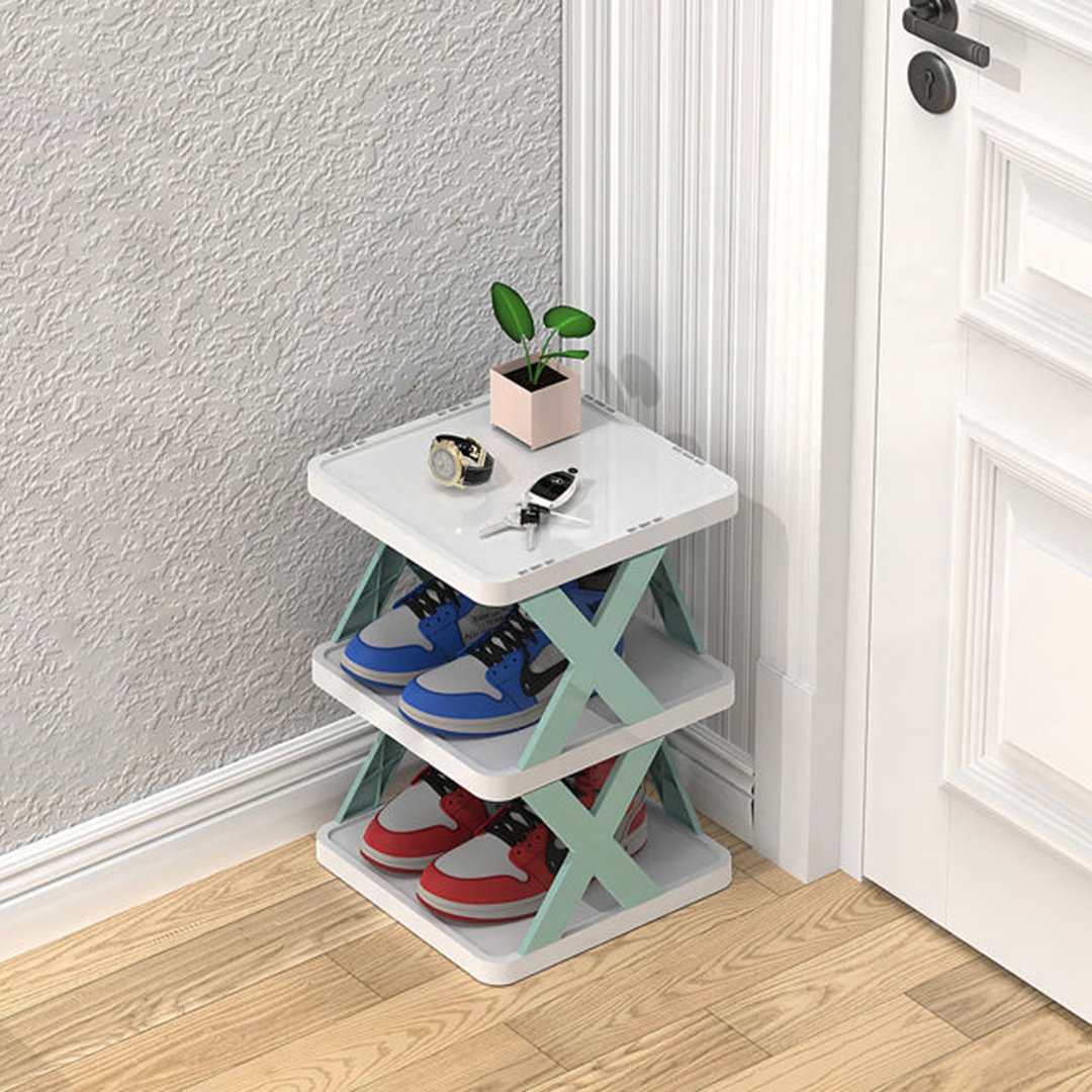 Étagère de rangement pour chaussures pour chaussures dans les couloirs et placards de la maison pour plus d'ordre au quotidien | Lersk