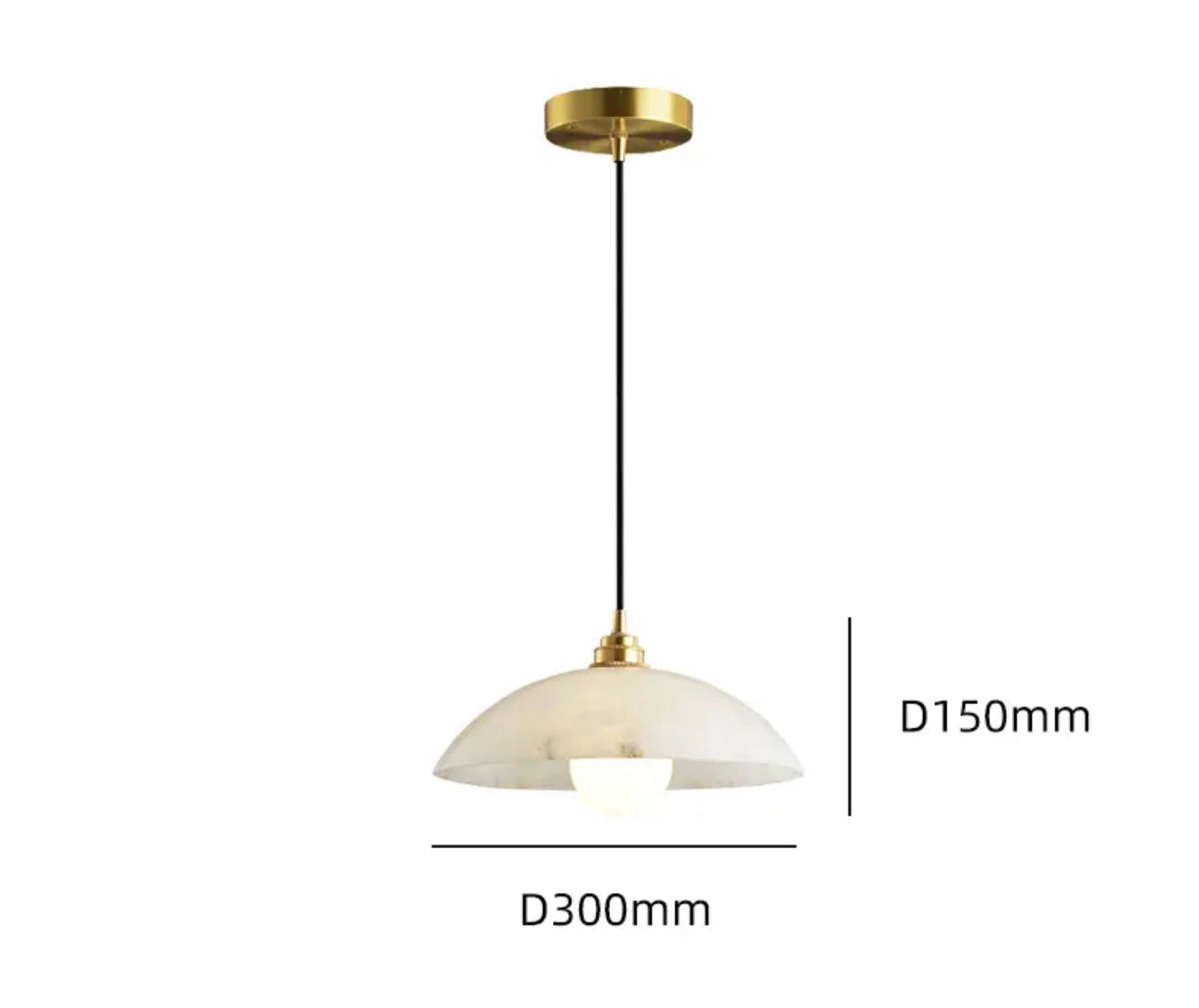 Elara | Alabaster & Marble Hanging Lamps | Lersk