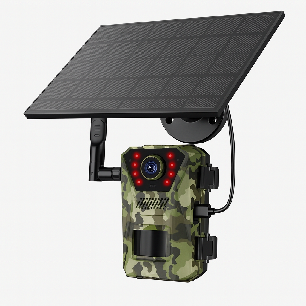 VerdaView 4K Trail Camera with Solar Power and Night Vision | Lersk