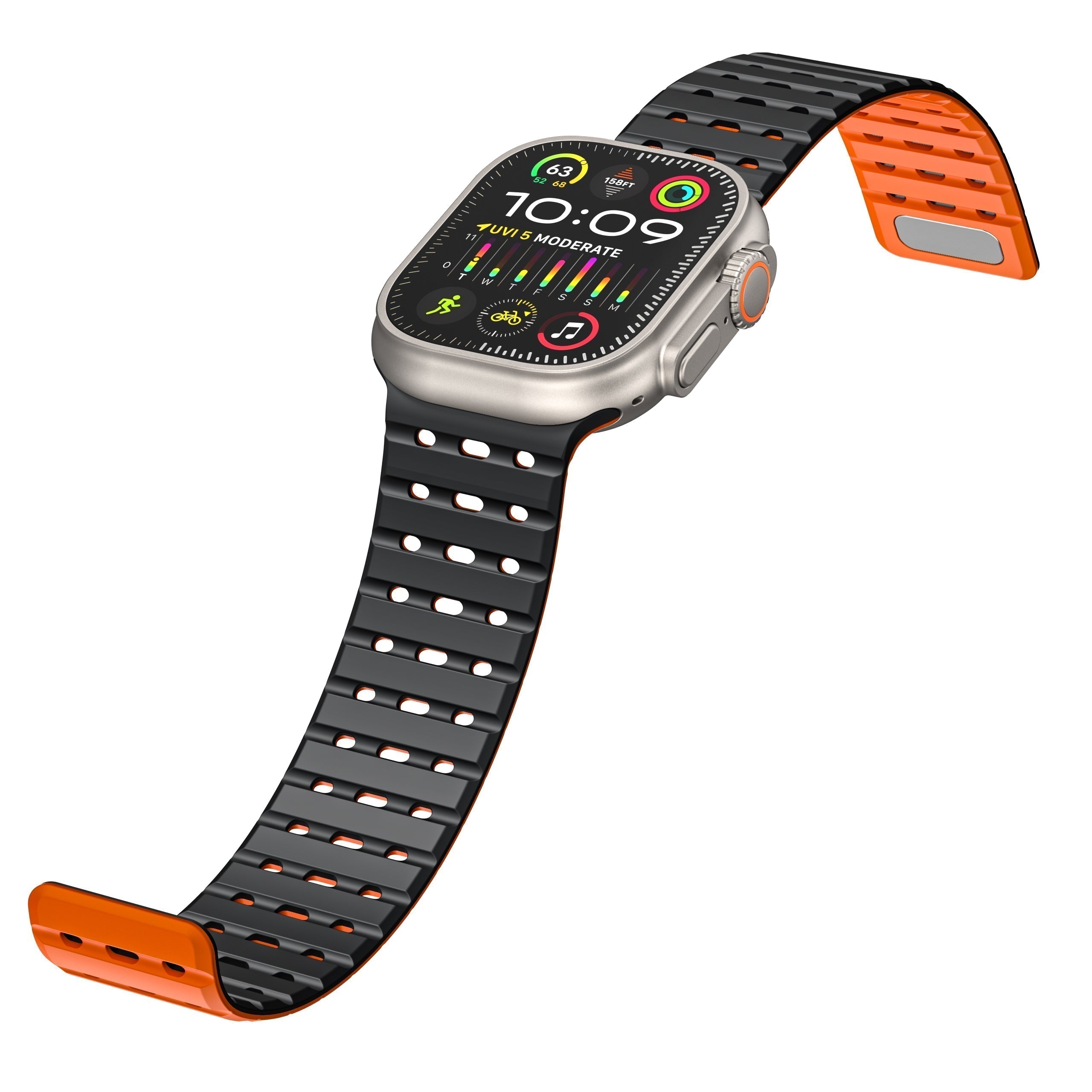 Averlo Magnetic Breathable Silicone Strap for Apple Watch | Lersk
