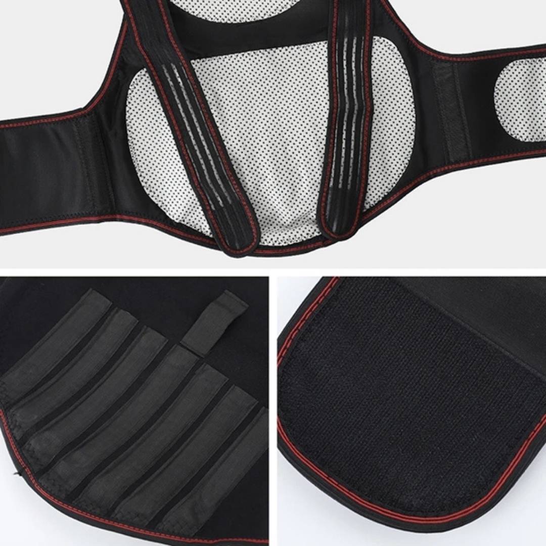 ViraTher Adjustable Back Brace With Self Heating Acupoint Therapy | Lersk