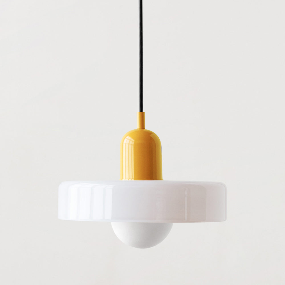 Liora Bauhaus Colored Glass Pendant Light With Adjustable Height | Lersk