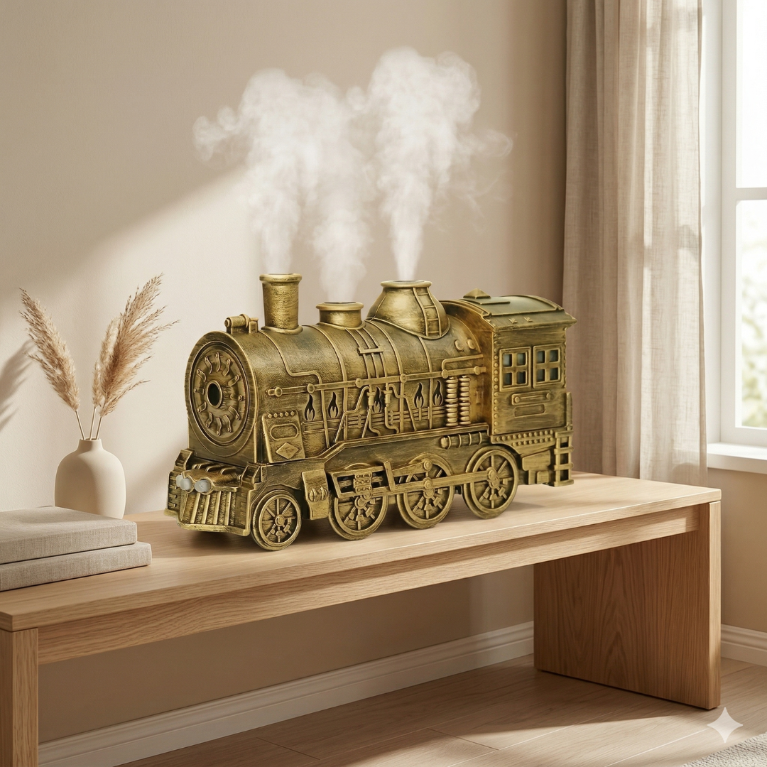 Umidificatore con design a treno e nebbia fresca | Lersk