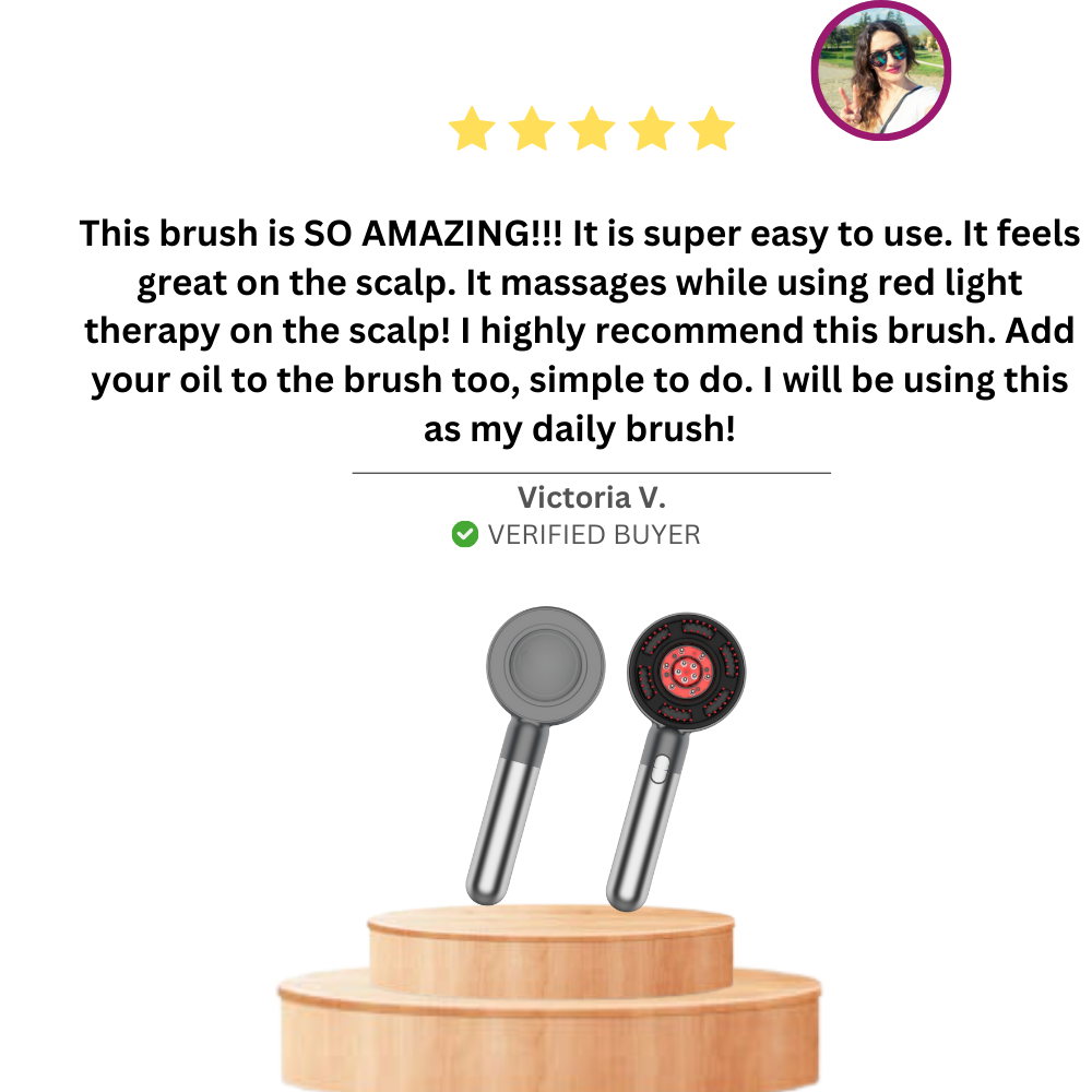 Cordless Scalp Massager Brush | Supports Hair Health & Relaxation at Home | Lersk