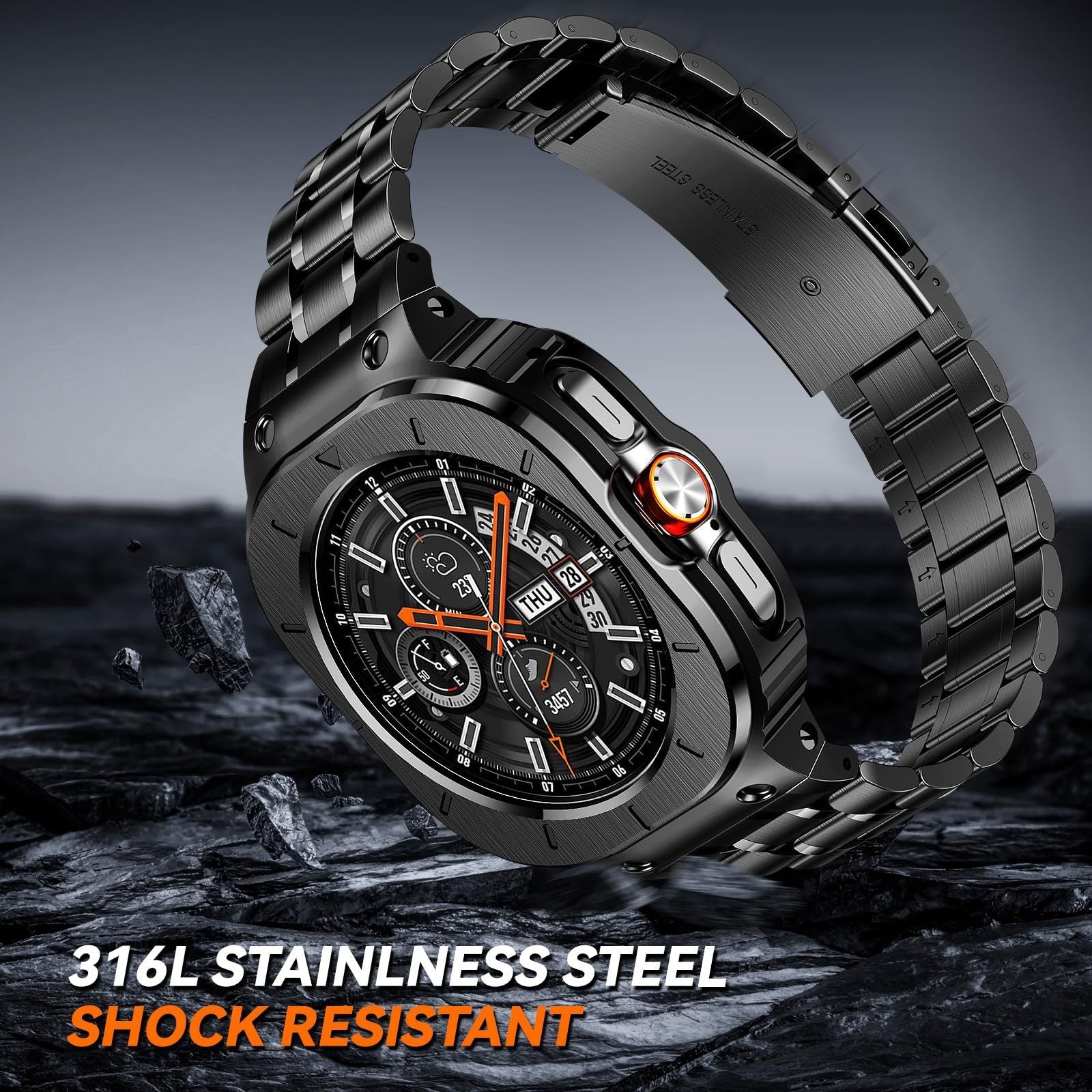 Korren Rugged Protective Case Set For Galaxy Watch Ultra 47mm | Lersk