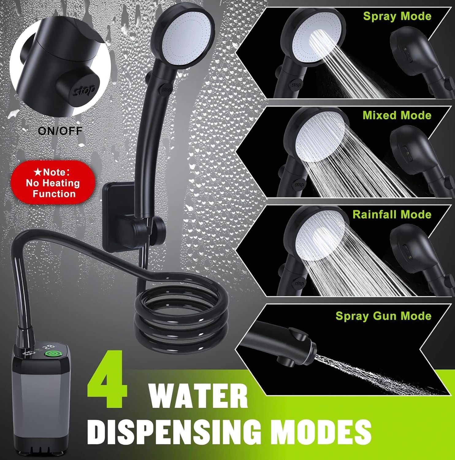Nomad Electric Camping Shower | Lersk