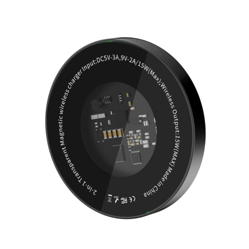 LumaVex | Ultra-Slim LED Ambient Light And Clear Magnetic Wireless Charging Pad | Lersk
