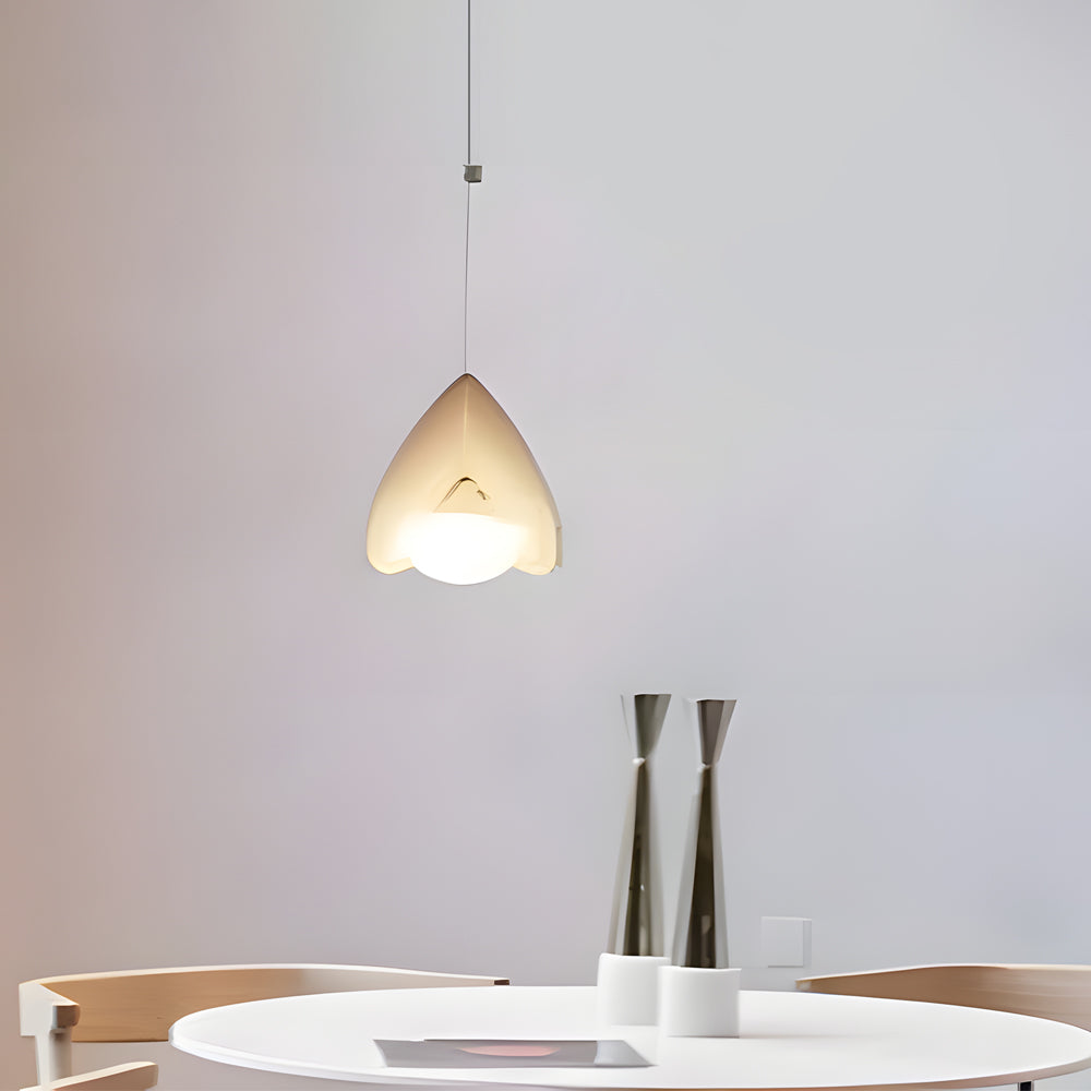 NovaLume Linear Pendant Light in White Matte Metal | Lersk