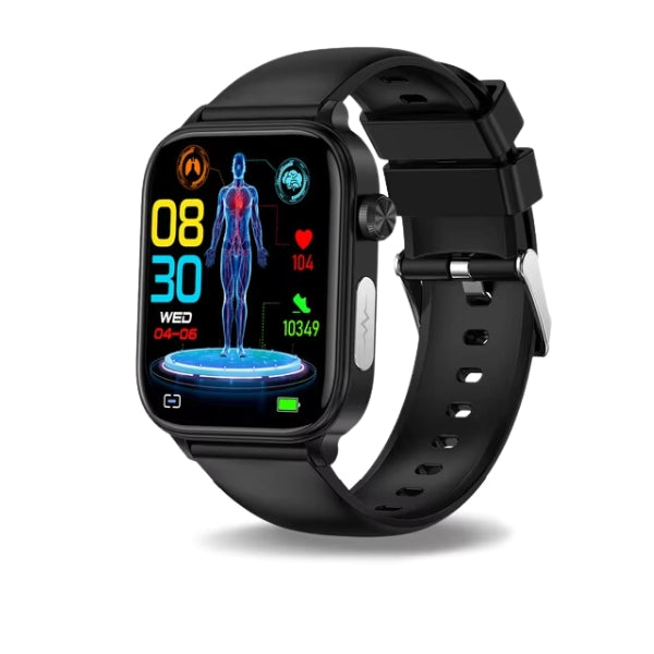 שעון חכם Aleron Health עם ניטור גלוקוז, דופק ולחץ דם ועיצוב עמיד למים | Lersk