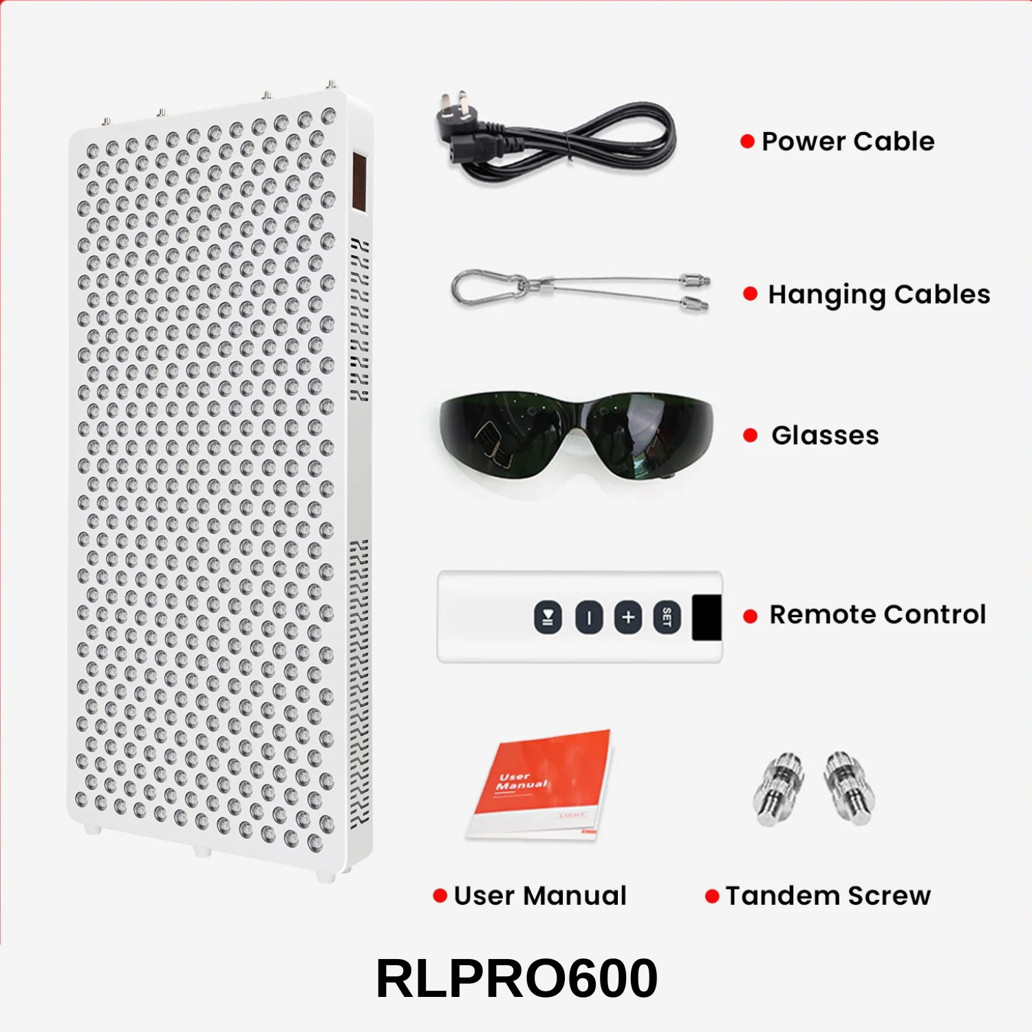 RLPRO Nine Wave panel červeného světla pro zdraví pokožky | Lersk