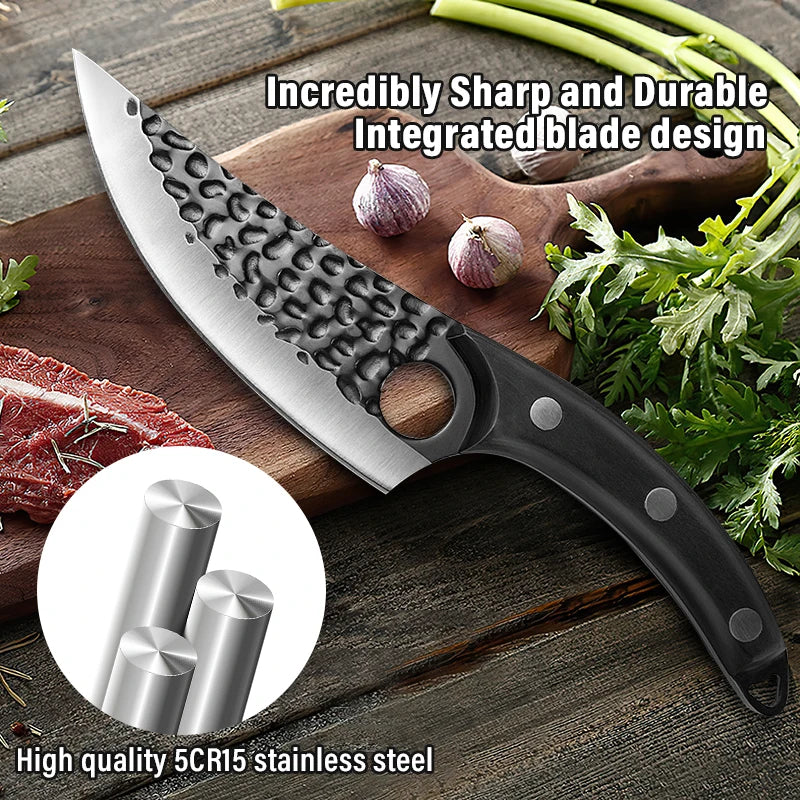 Huusk Knife Premium Control Japanese Handmade Kitchen Knife for Home Cooks | Lersk