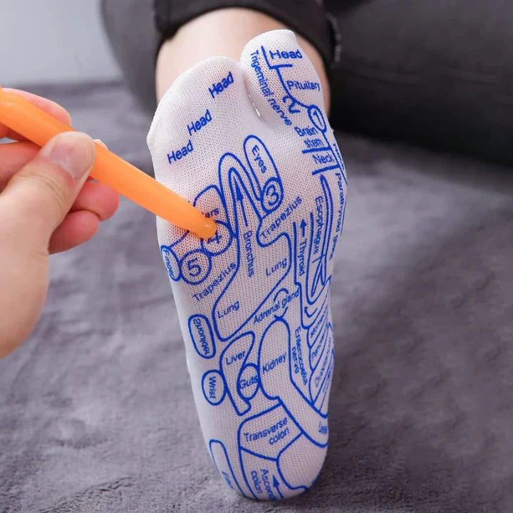 SoleComfort Reflexology Socks with Massage Tool | Lersk