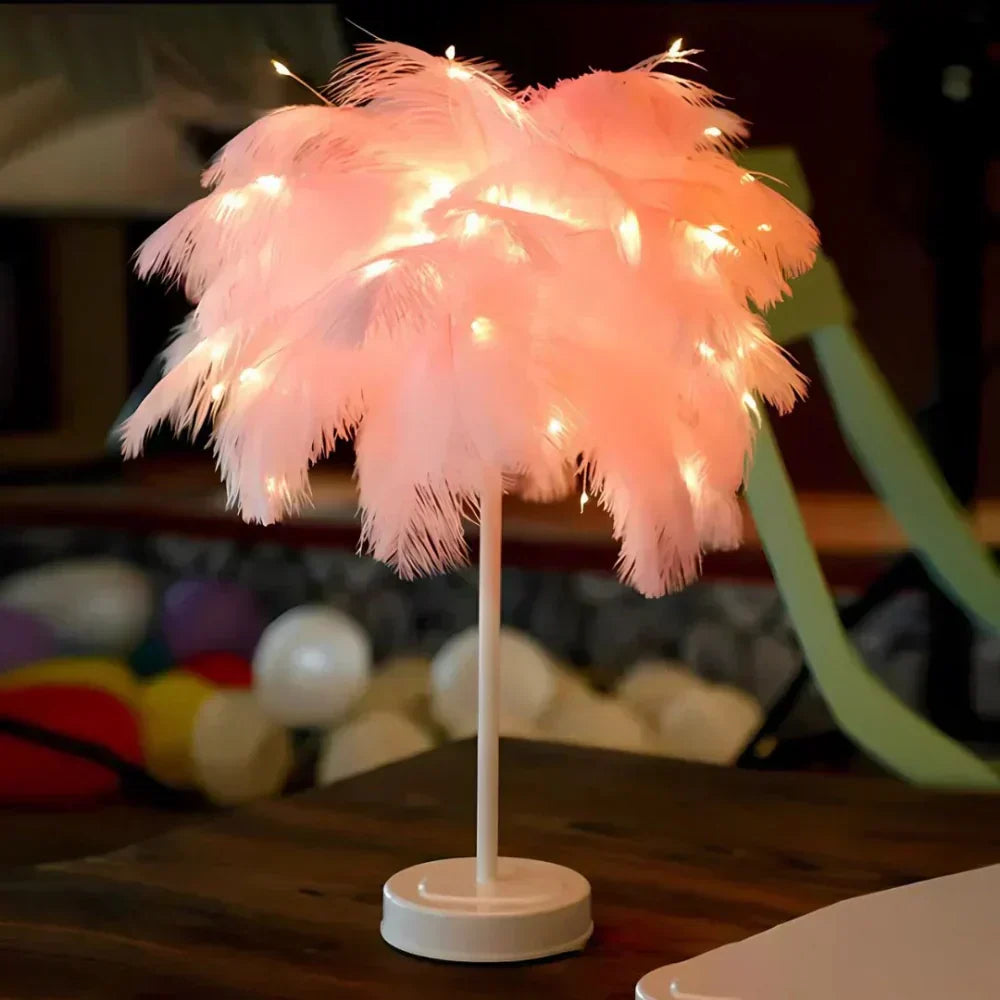 FeatherLuxe Glow lampa | Měkké ambientní světlo do obývacích pokojů | Lersk
