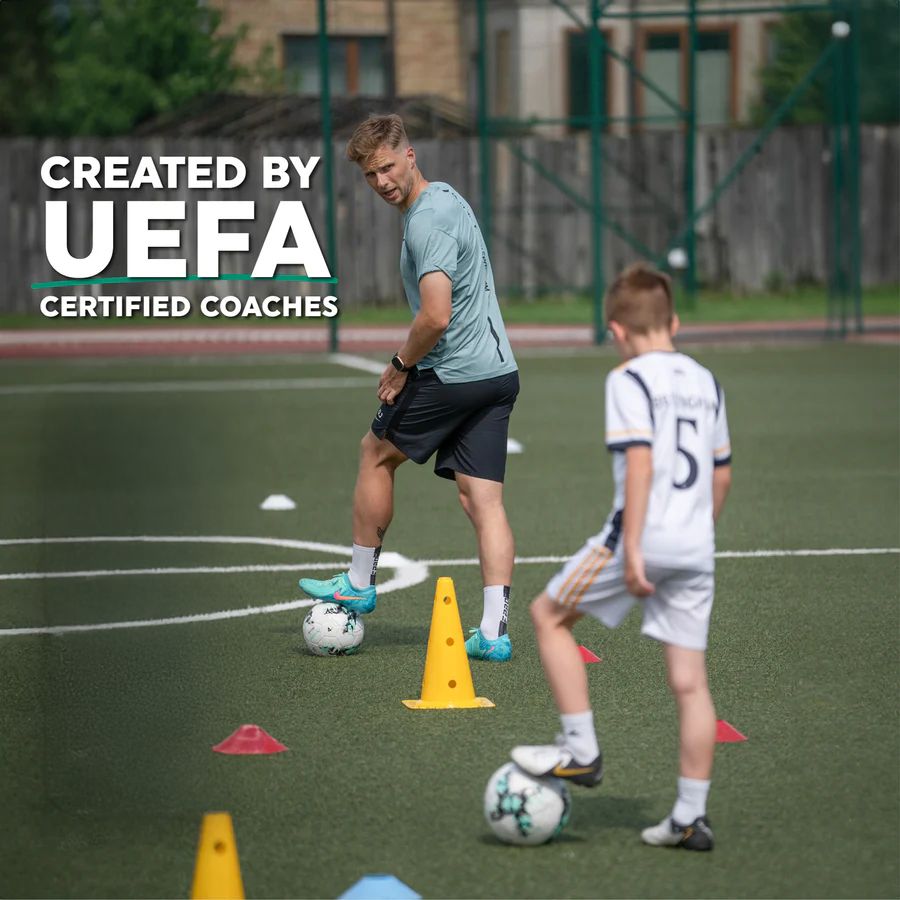 Sideline Edge Football Training Mat Bundle With Video Drills For Home Practice | Lersk