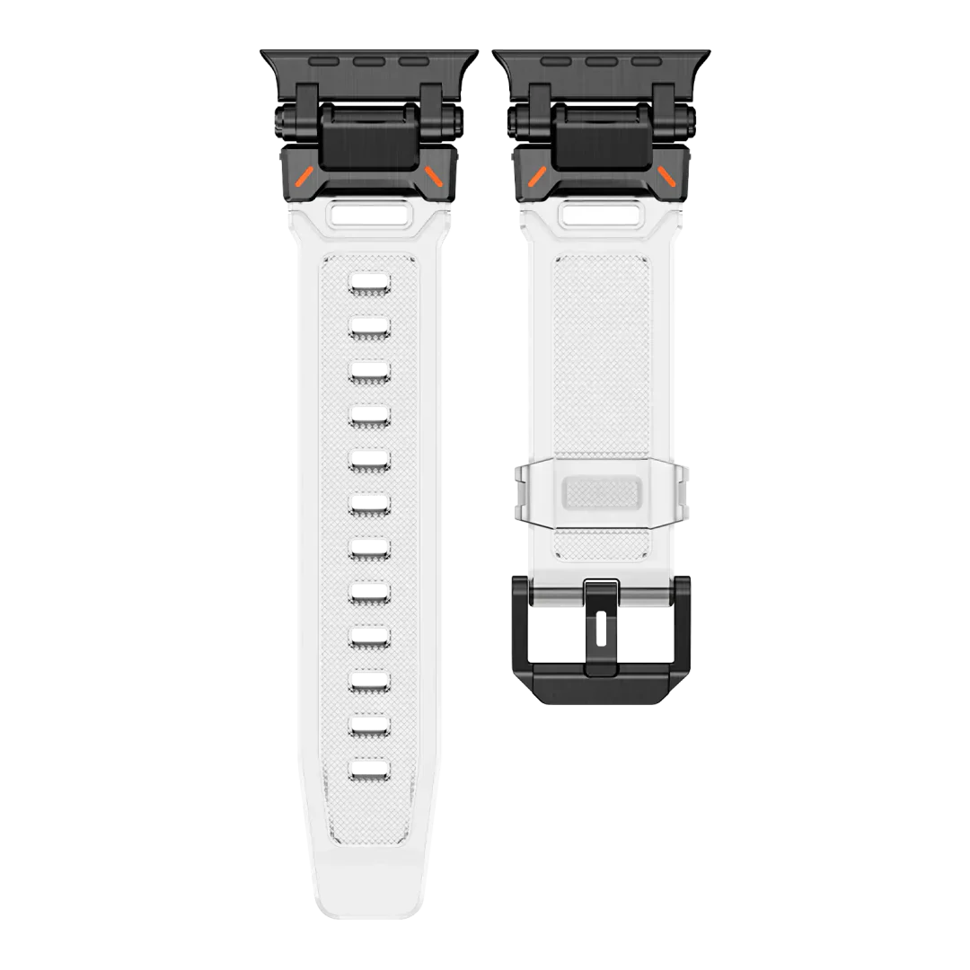 Meron Titanium-Head Silicone Band for Apple Watch | Lersk
