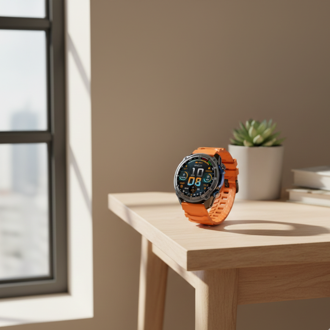 Smartwatch GPS impermeabile da esterno con mappe offline – Orologio attività | Lersk