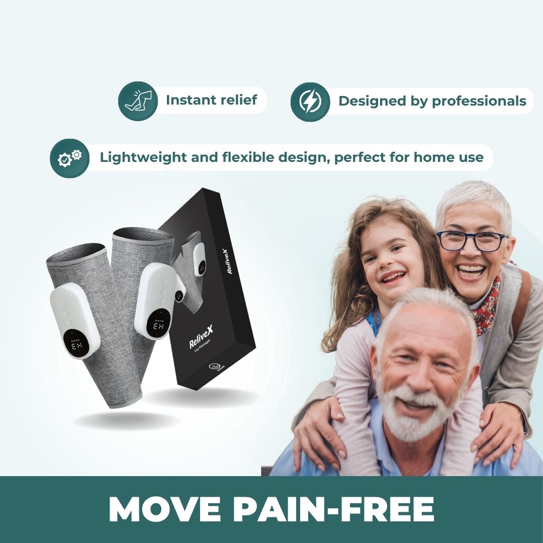 CuraFlow Massageur de Jambes 3-en-1 pour Gonflement et Circulation à Domicile | Lersk