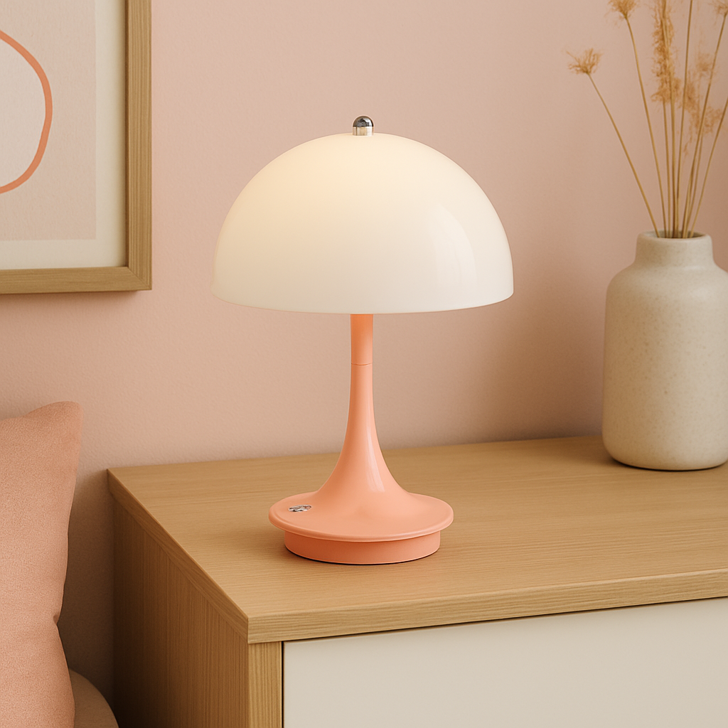 Mushroom Table Lamp With Soft Warm Ambient Lighting For Cosy Spaces | Lersk