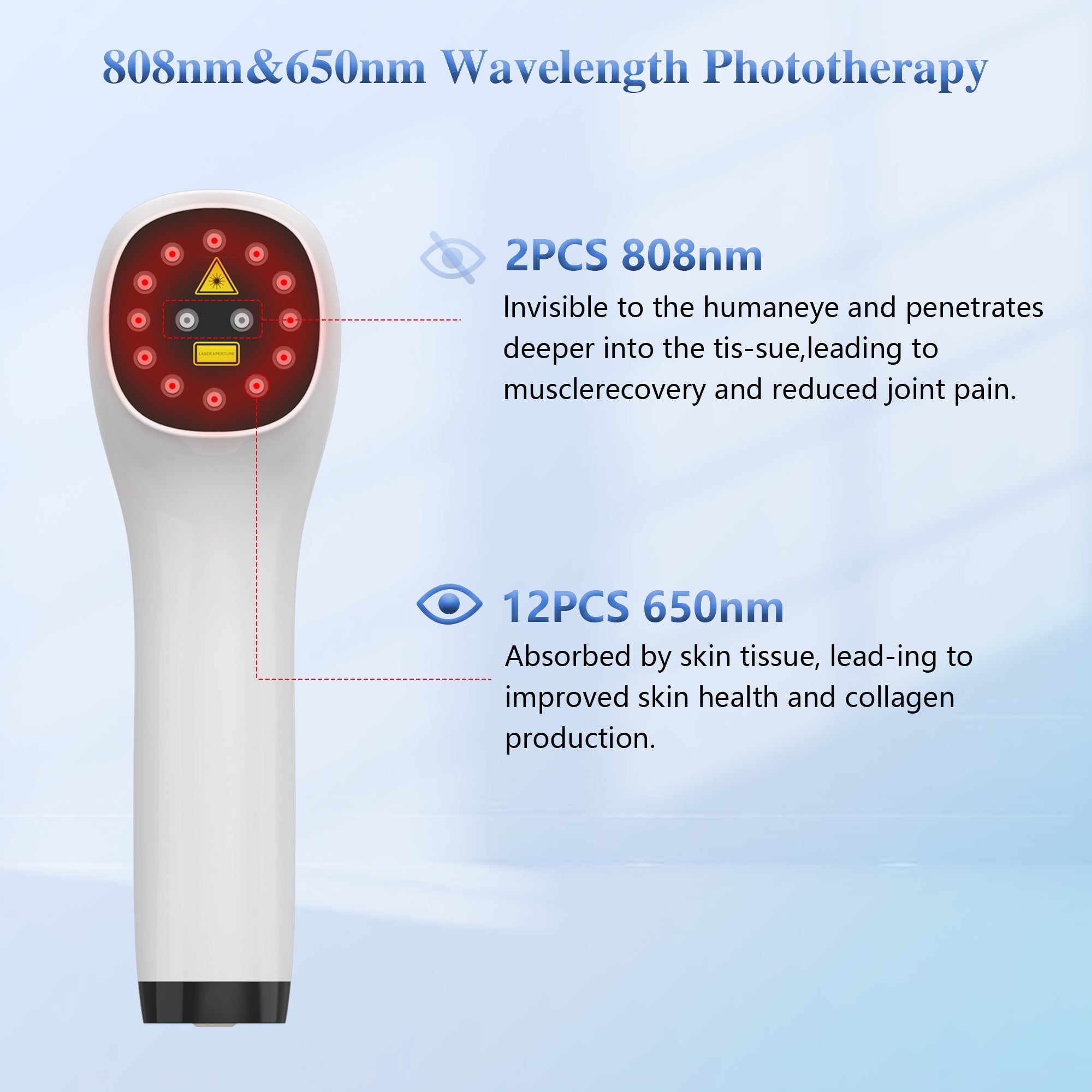 Handheld Red Light Laser Therapy Device for Muscle & Joint Comfort | Lersk