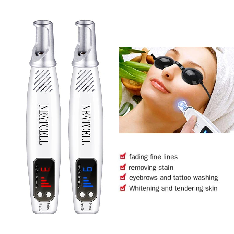 LumiDerm Laser-Stift zur Entfernung von Tätowierungen, Muttermalen und Sommersprossen | Lersk