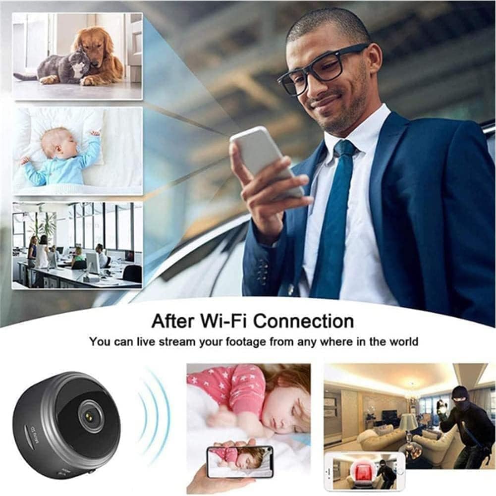 Cameră de securitate pentru interior Veyra Mini Compact cu Wi-Fi | Lersk