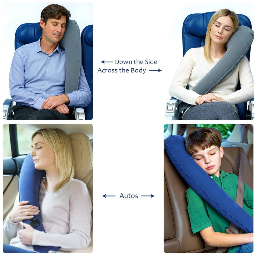 Ergonomic Travel Neck Pillow for Airplane & Car Comfort | Lersk