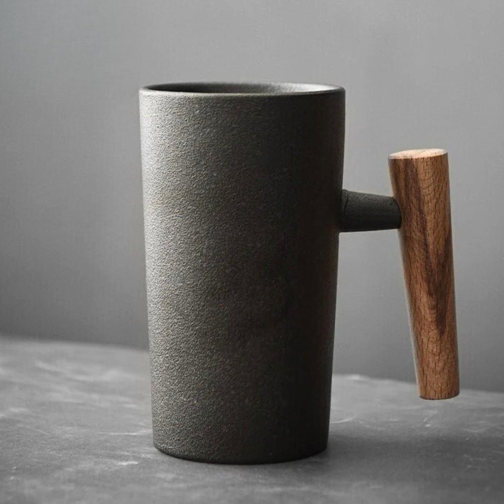 TerraNord Stentøjs Latte Krus Nordic Earth Kollektion | Lersk