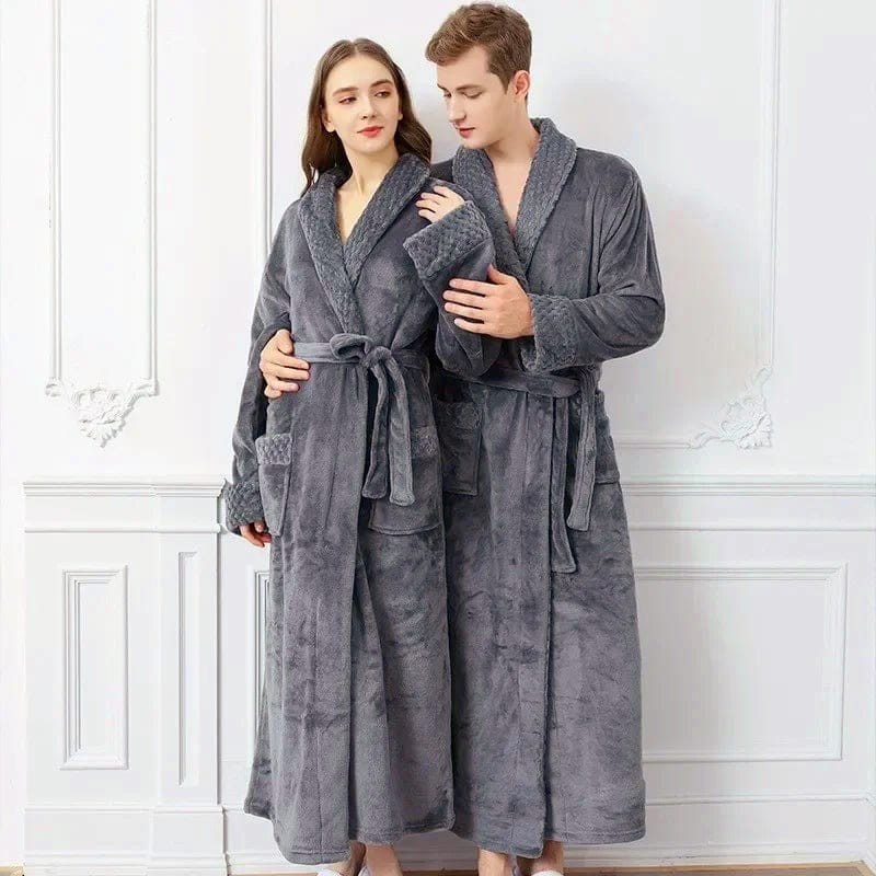 Unisex luksusbadekåbe til vintervarme og hjemmespa-komfort | Lersk