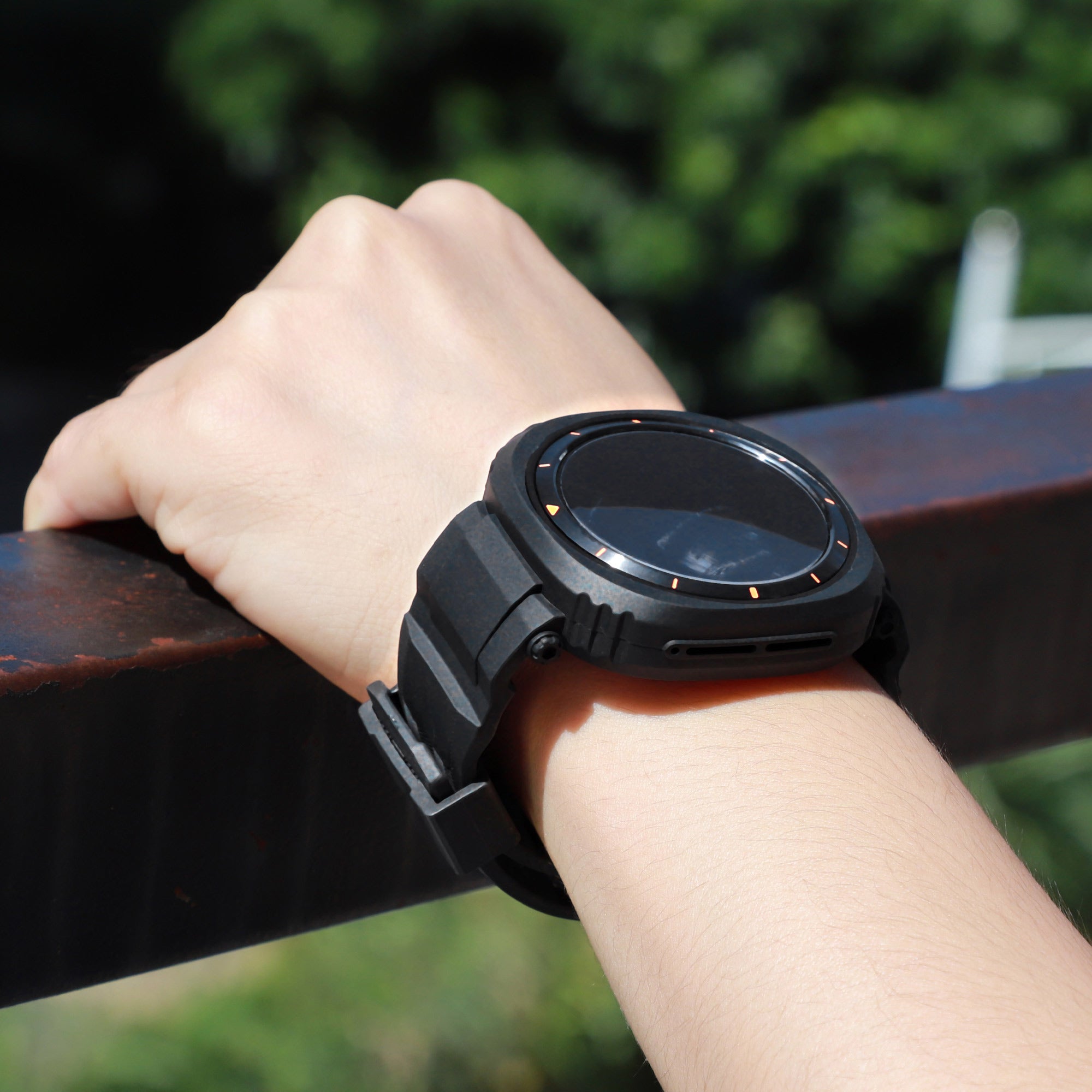 FlexTone sportovní TPU řemínek a pouzdro pro Samsung Galaxy Watch Ultra 47mm | Lersk