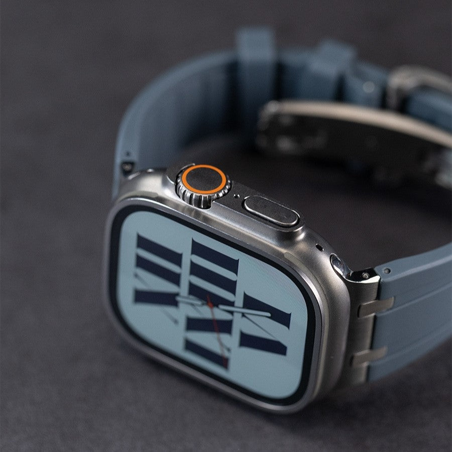 VeroFit | Thick Silicone Band with Titanium Adapter for Apple Watch | Lersk