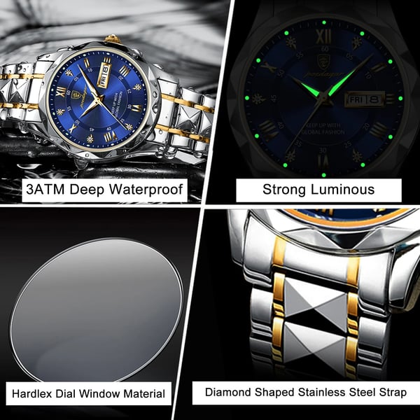 Maristel | Waterproof Luxury Men's Watch Featuring Luminous Functionality | Lersk