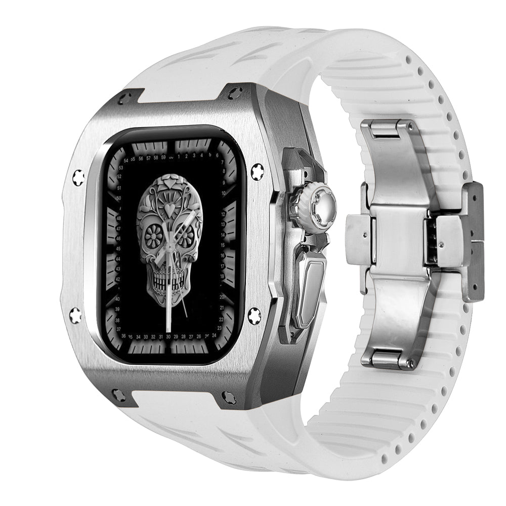 AstraGuard titanium-etui og fluor-gummirem til Apple Watch Ultra | Lersk