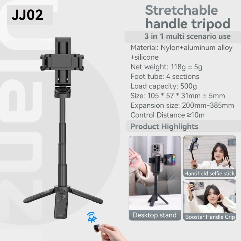 LumaFlex Bluetooth Selfie Stick With 360° Rotating Holder | Lersk
