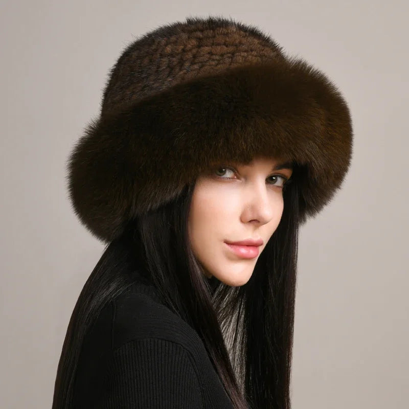 Novaine Mink Fur Hat for Winter Warmth and Timeless Style | Lersk