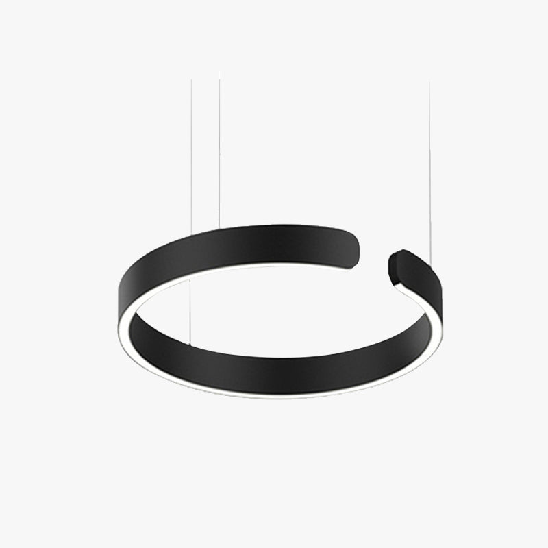 LyraHalo Round LED Pendant Light With Metal Construction For Living And Dining | Lersk