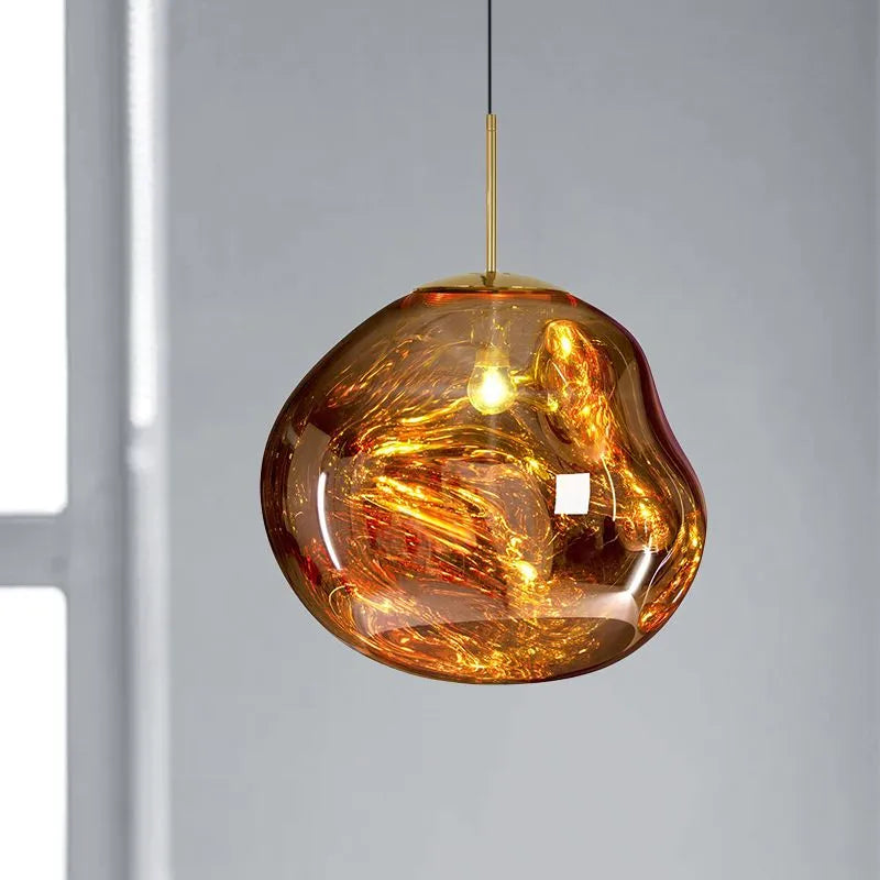 AstraLuma Lava Pendellamper Fire Farver Glasfinish | Lersk