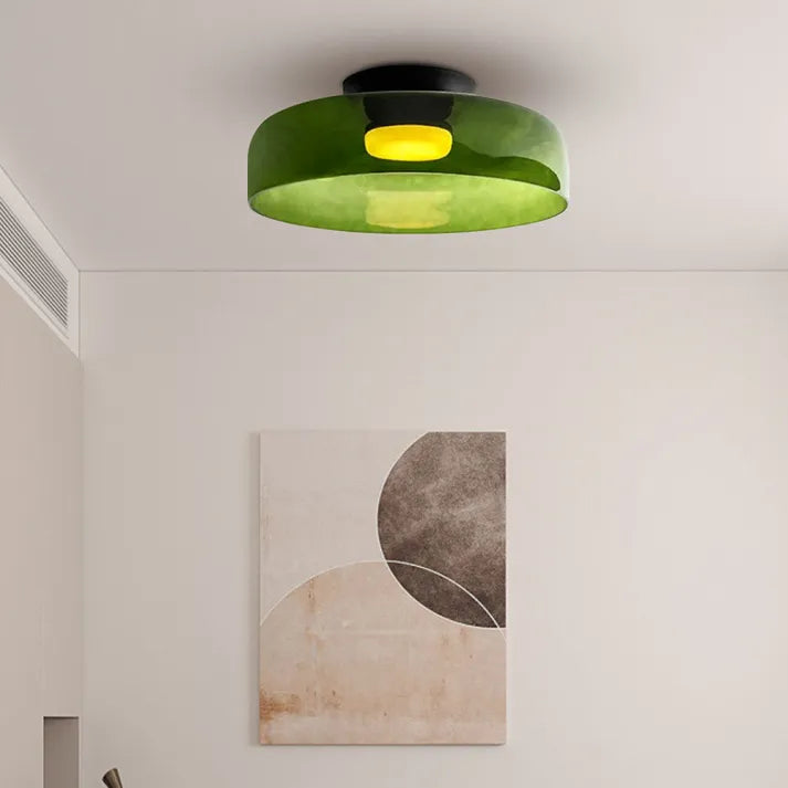 Keiora Nordic Glass Ceiling Lamp | Medieval Charm Lighting | Lersk