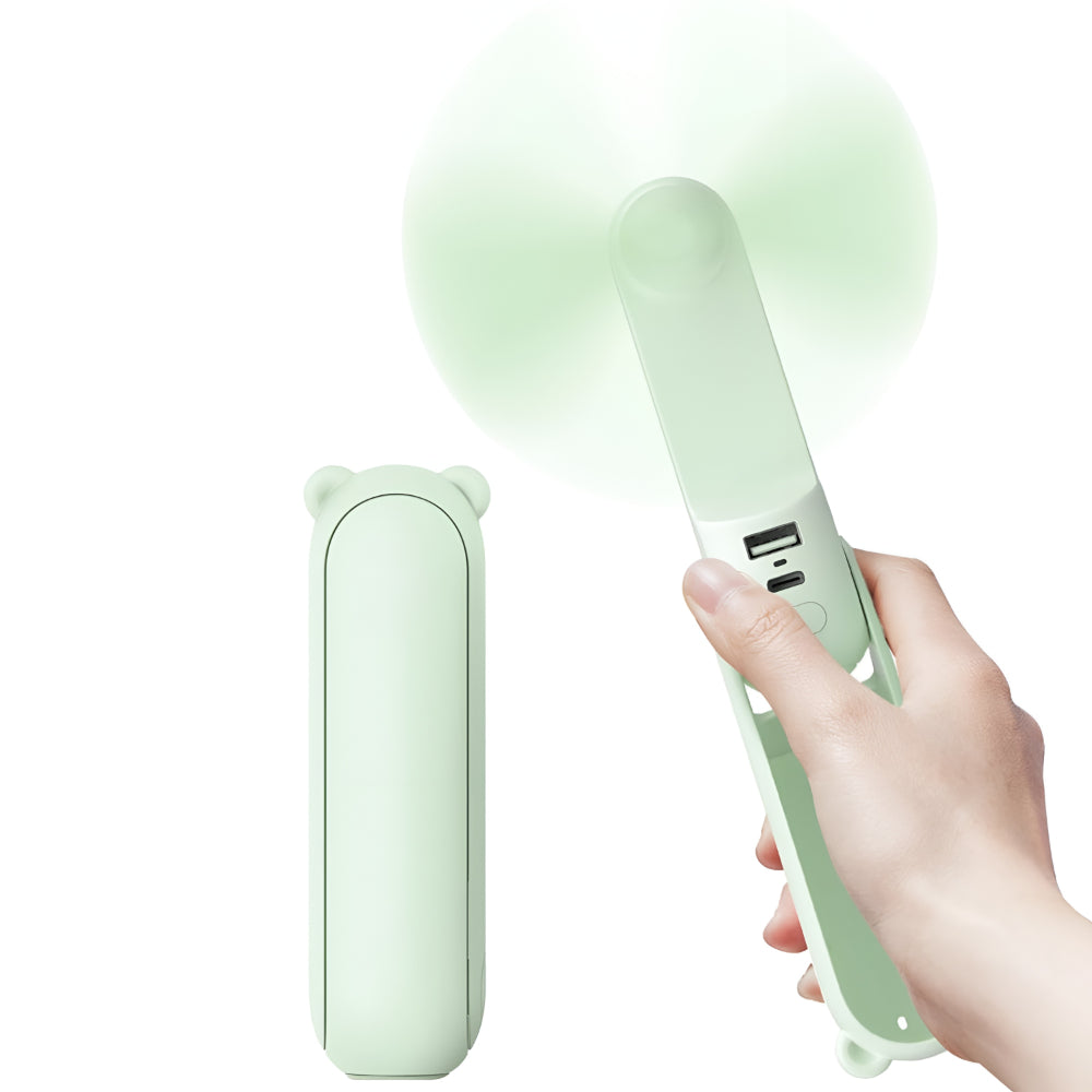 Draagbare Ventilator Handheld USB Oplaadbare Zakkoelventilator | Lersk