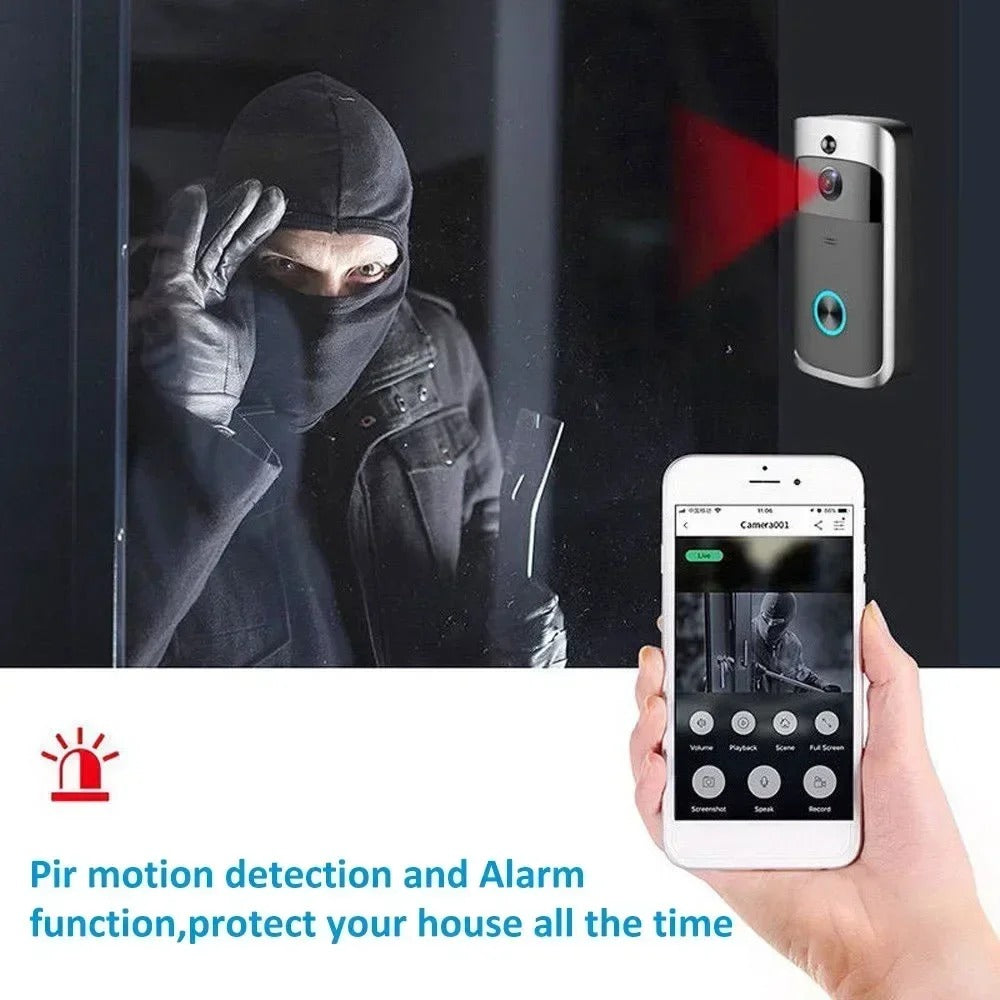 HavenCam HD WiFi Video Doorbell Night Vision Two Way Talk | Lersk