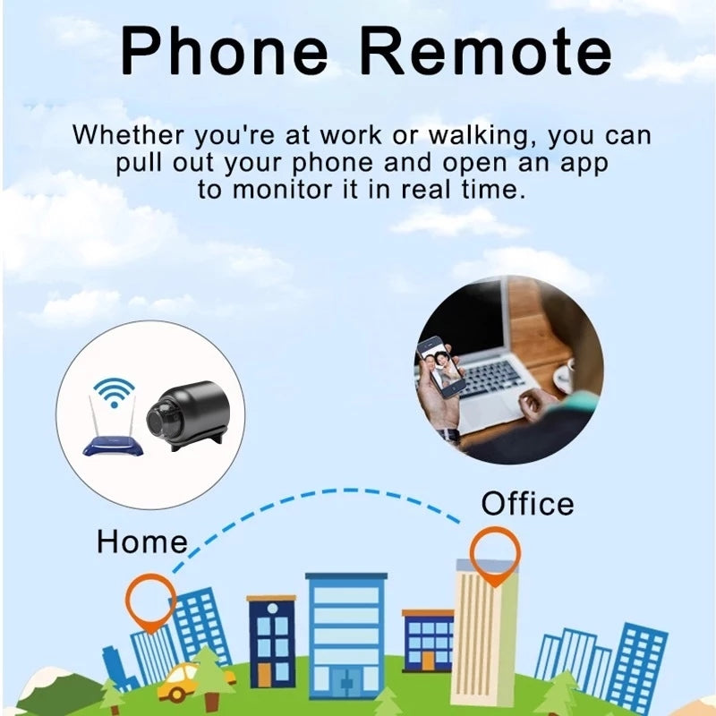 AeriCam Mini Hidden Wireless Spy Camera WiFi Motion Alert | Lersk