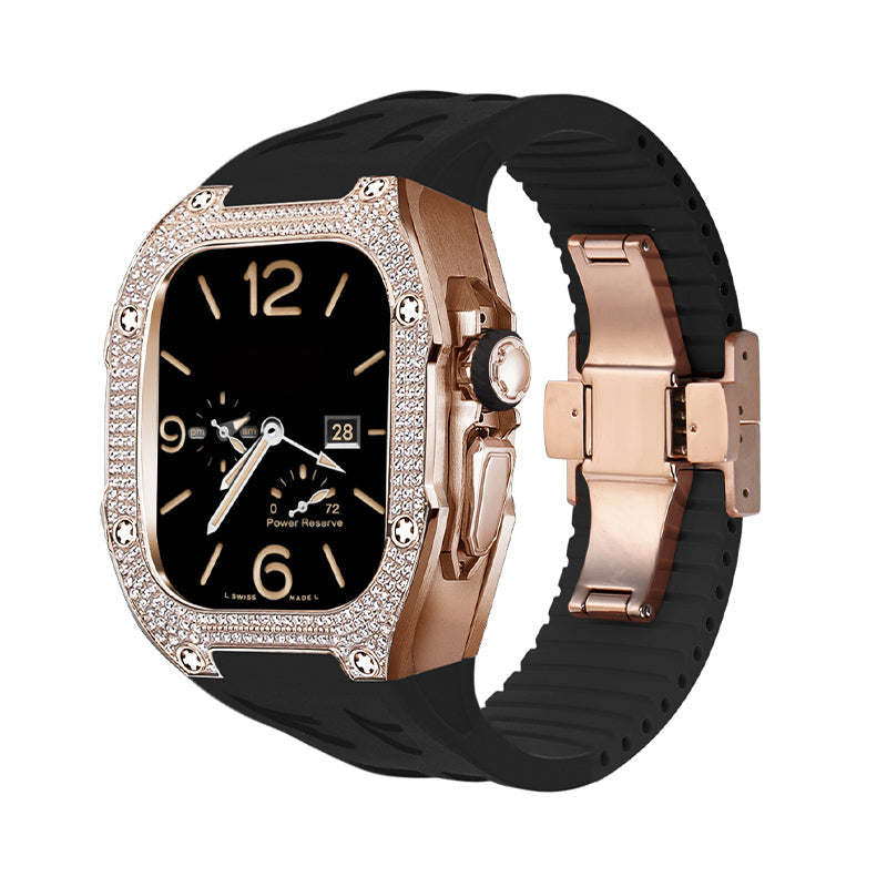 Nivaro | Titanium 5A Zircon Retrofit-etui til Apple Watch Ultra | Lersk