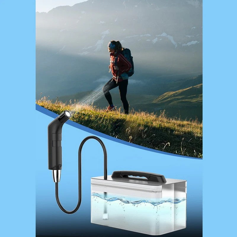 Bærbart elektrisk rejsebidet til camping og personlig hygiejne | Lersk