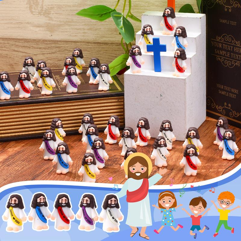 Mini Ježíšovy figurky s nápisem Ježíš tě miluje | Lersk