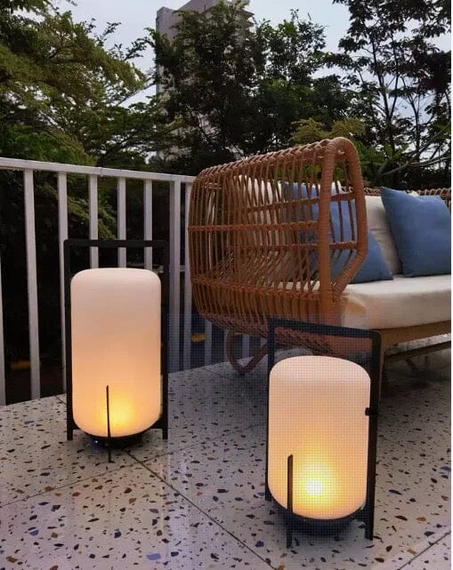 Lumières de terrasse Luma en acier inoxydable et verre étanches | Lersk
