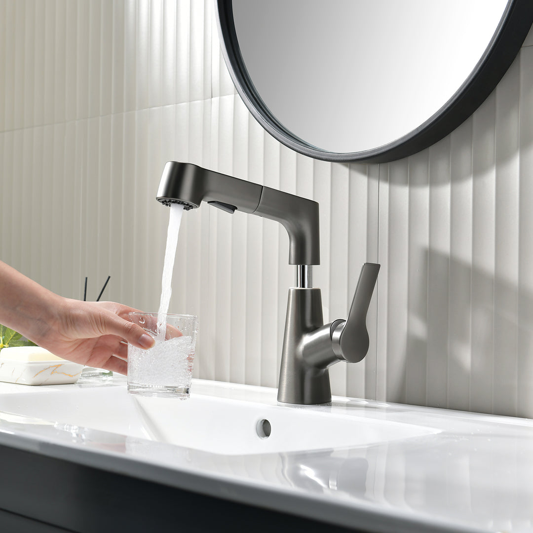 Tavero | Single-Hole Swivel Pull-Out Faucet | Lersk